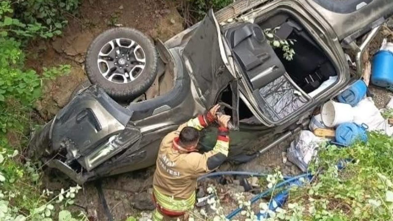 Kozaklı Yolu'nda Trafik Kazası
