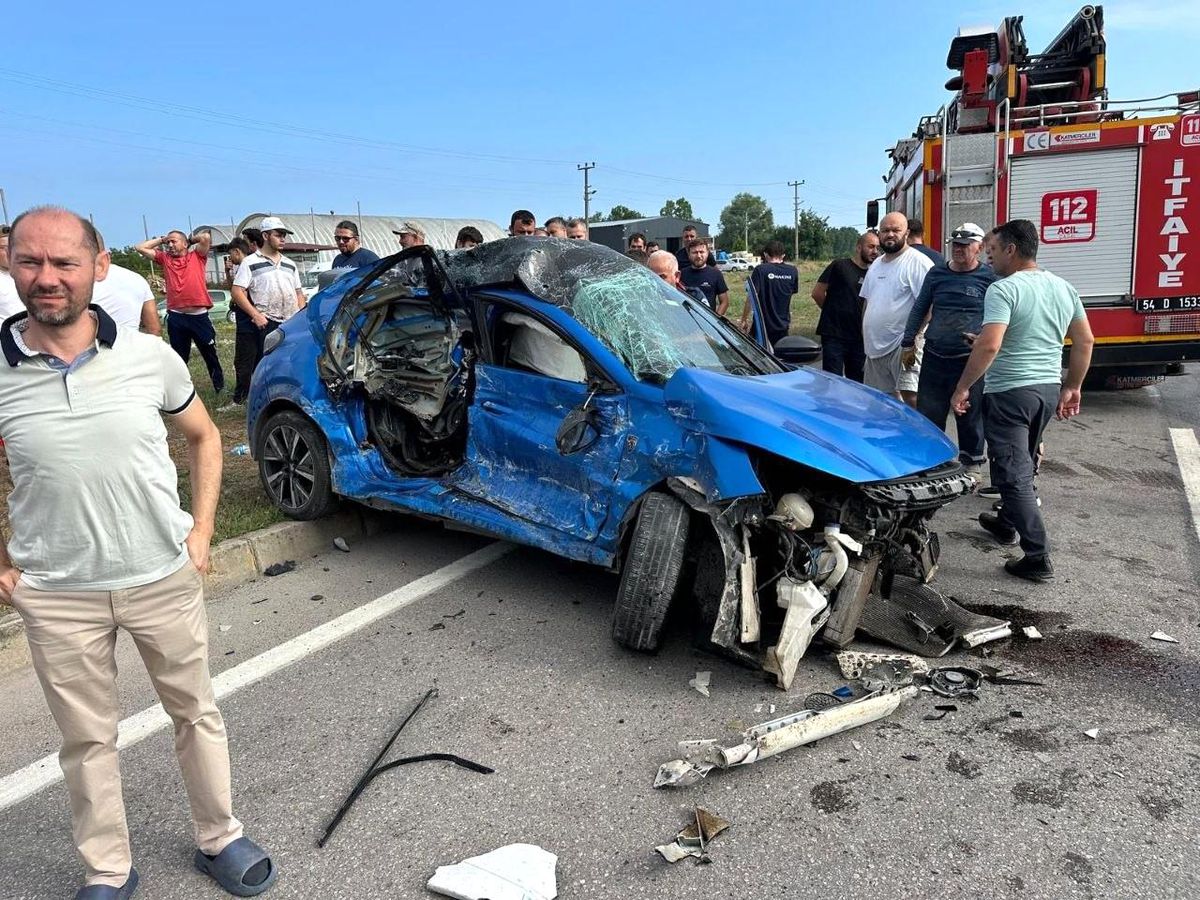 Sakarya'da Trafik Kazası: 1 Yaralı