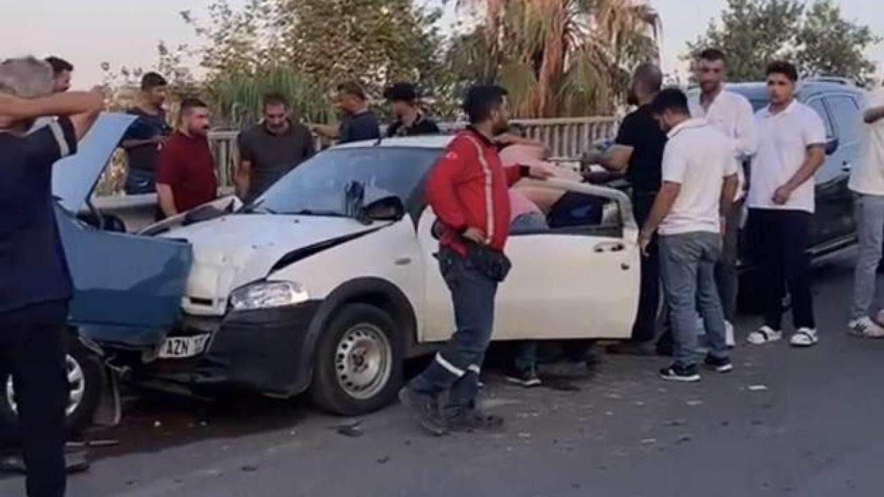 Tarsus’ta zincirleme kaza: 3 yaralı