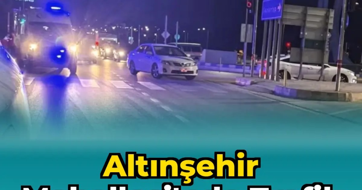 Altınşehir Mahallesi'nde Trafik Kazası: 1 Kişi Yaralandı