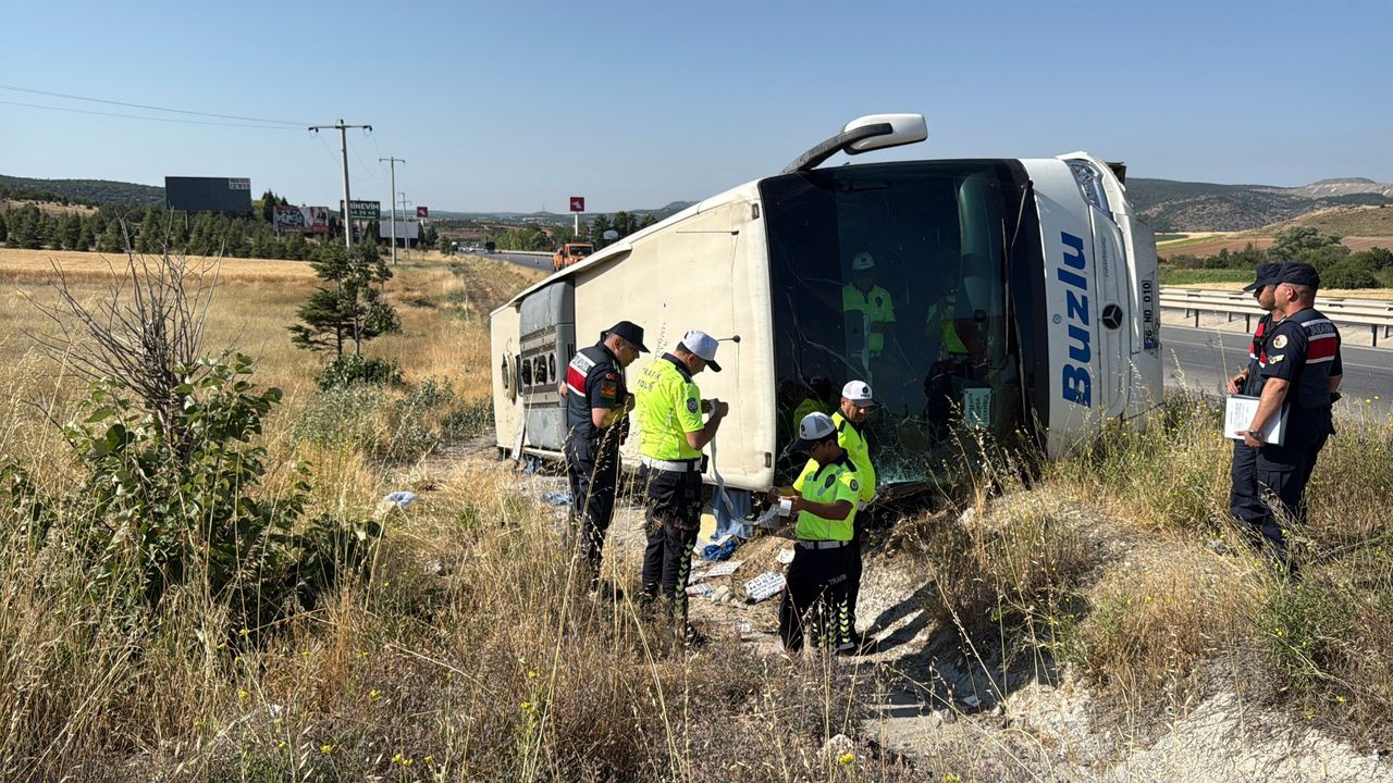 Eskişehir’de feci otobüs kazası: Yaralılar var