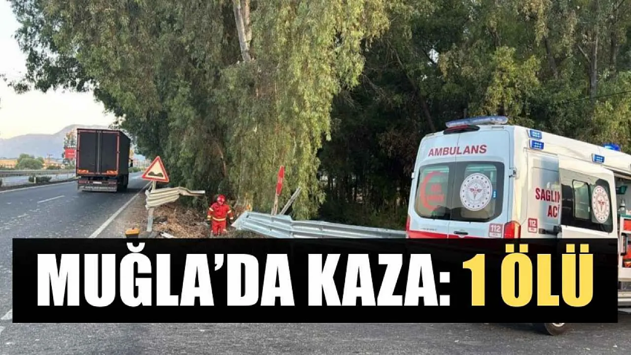 Muğla'da kaza: 1 ölü