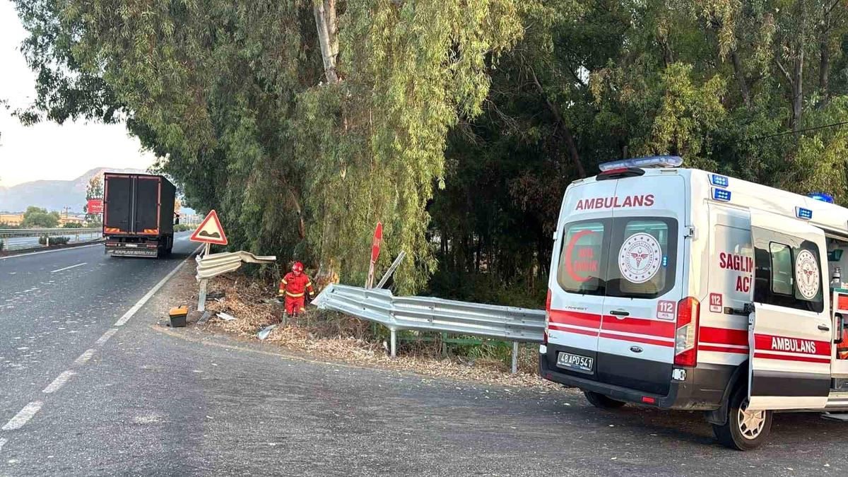 Muğla'da Tek Taraflı Kaza: 1 Ölü