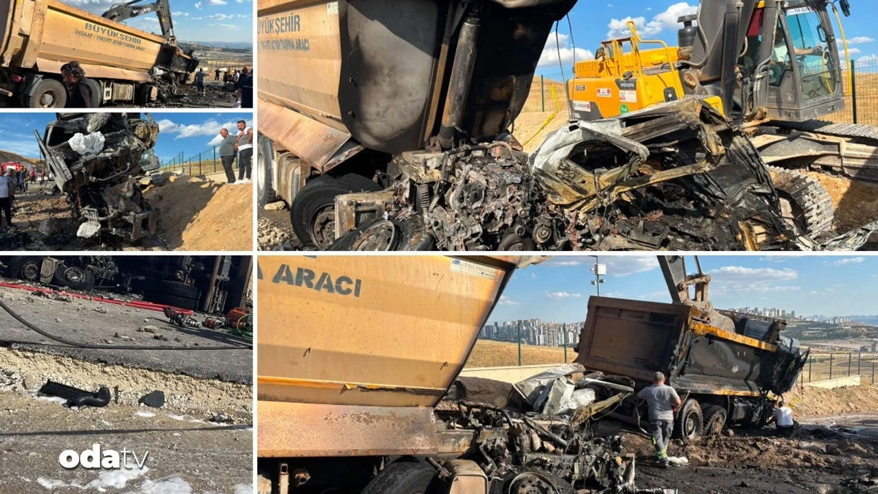 Ankara'da iki belediye personeli kazada hayatını kaybetti