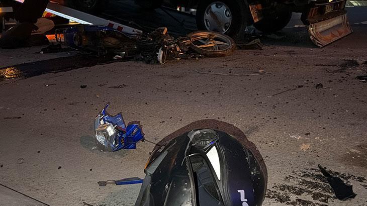 Bolu'da motosiklet ile kamyonet çarpıştı: 1 ölü, 1 yaralı