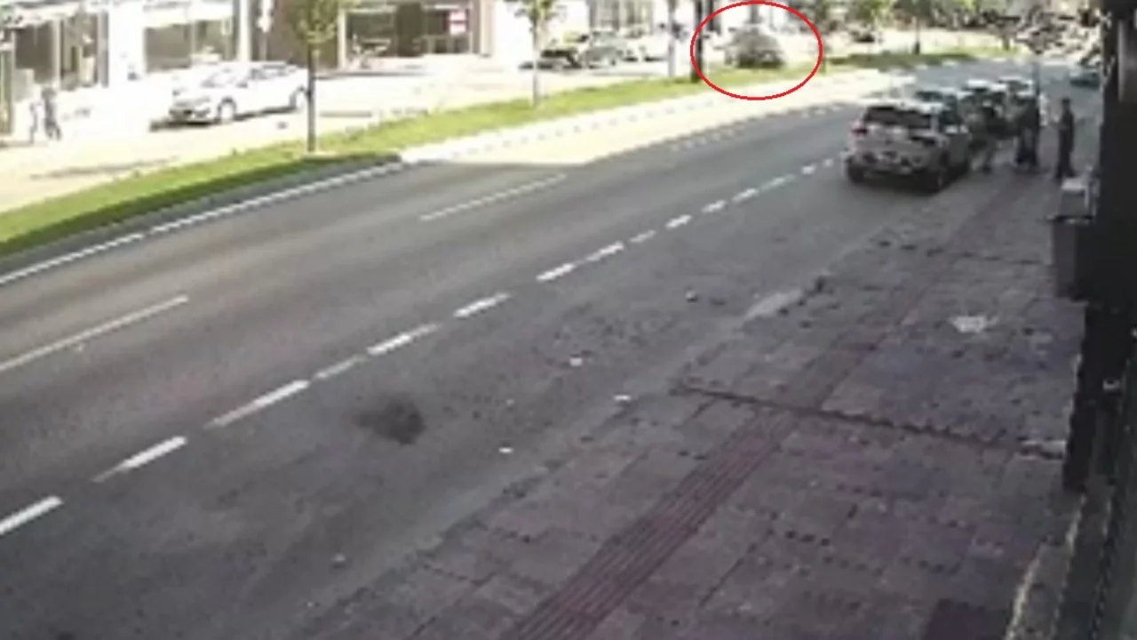 Bursa'da feci kaza! Ağaçları devirdi, takla atıp karşı şeride geçti