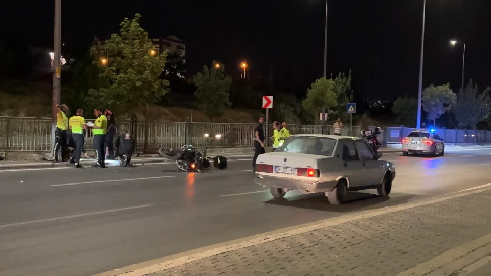 Kontrolden çıkan polis motosikleti devrildi: Ekipler seferber oldu | Gündem Haberleri