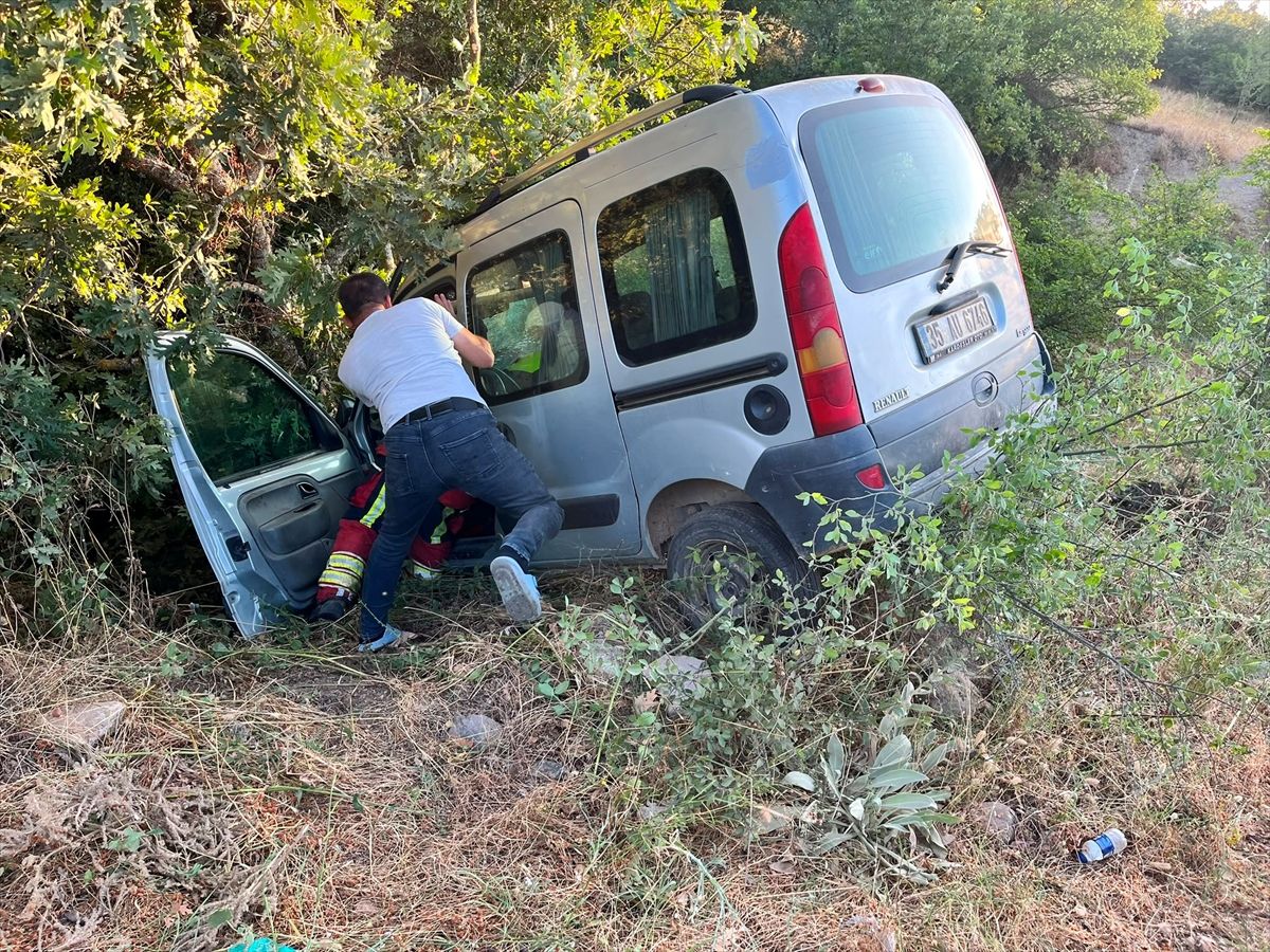 Sındırgı'da Trafik Kazası: 1 Yaralı