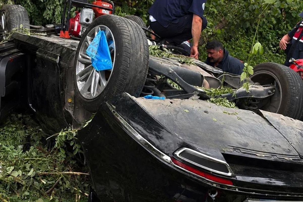 Giresun'da trafik kazası: 2 ölü, 3 yaralı