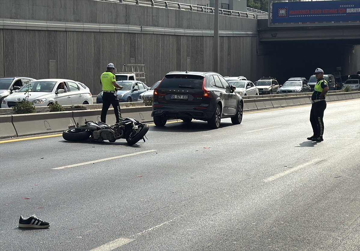 Ankara’daki trafik kazasında motosiklet sürücüsü hayatını kaybetti