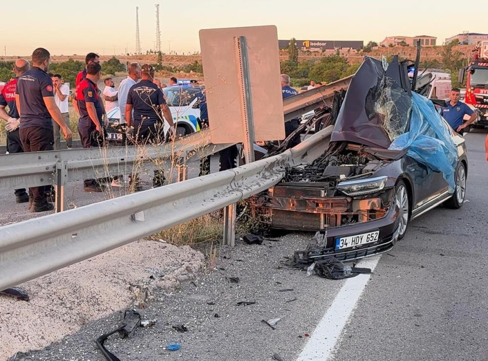 Kayseri'de düğün konvoyunda kaza: 1 ölü, 3 yaralı