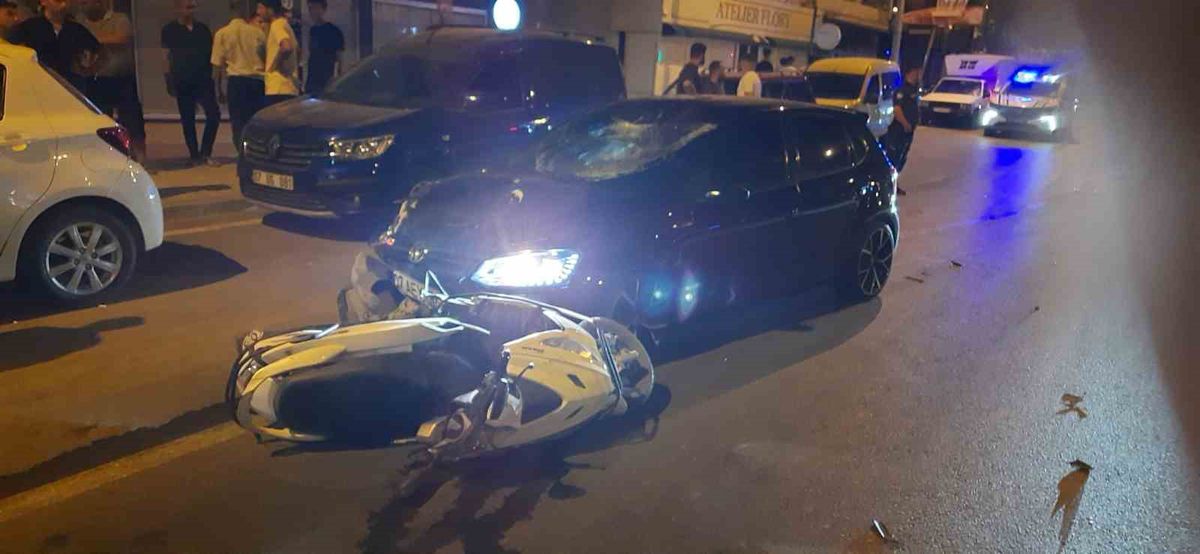Gazipaşa'da Trafik Kazası: Motosiklet Sürücüsü Ağır Yaralı