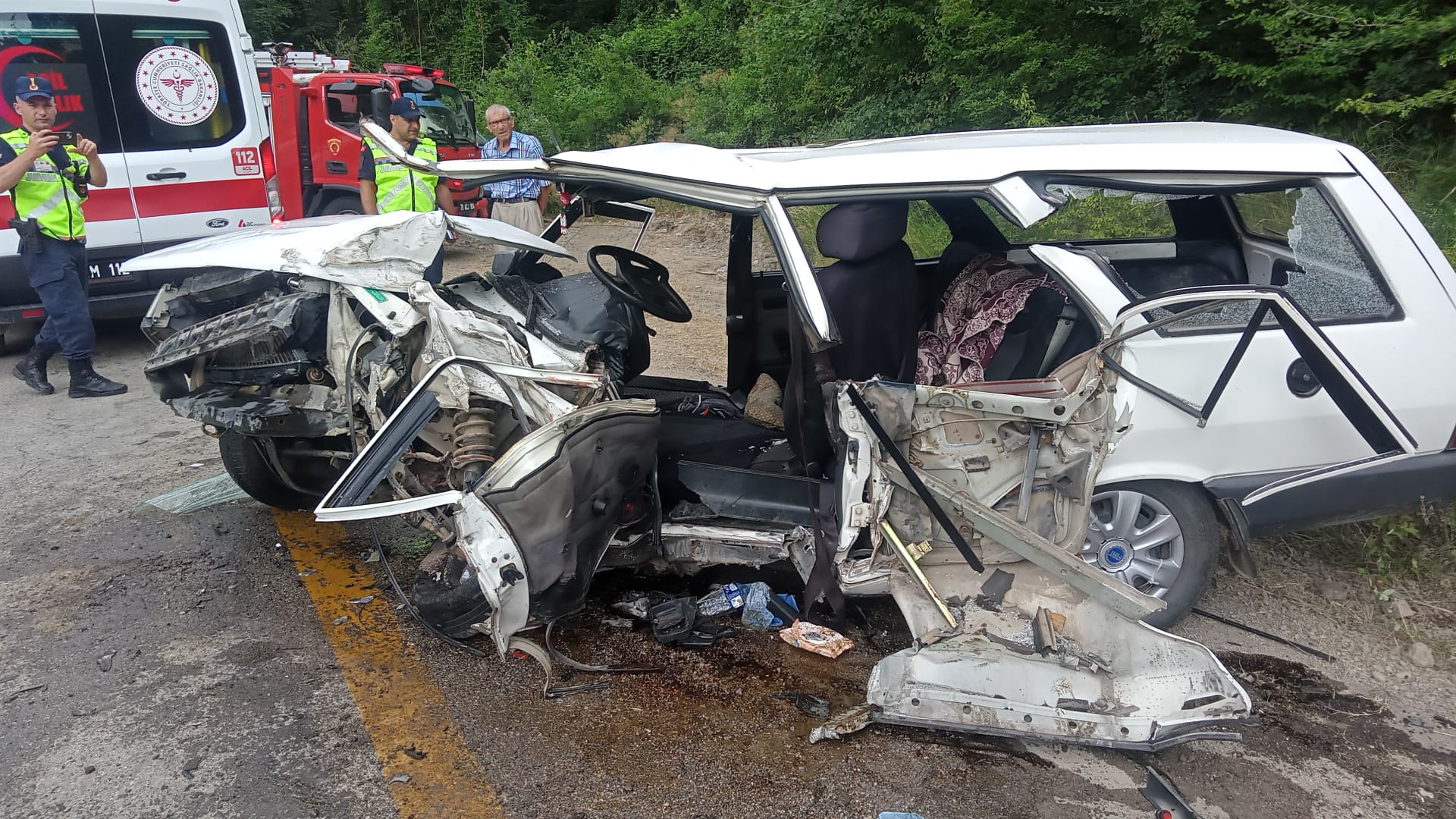 Karabük’te trafik kazasında hayatını kaybeden çiftin cenazeleri toprağa verildi