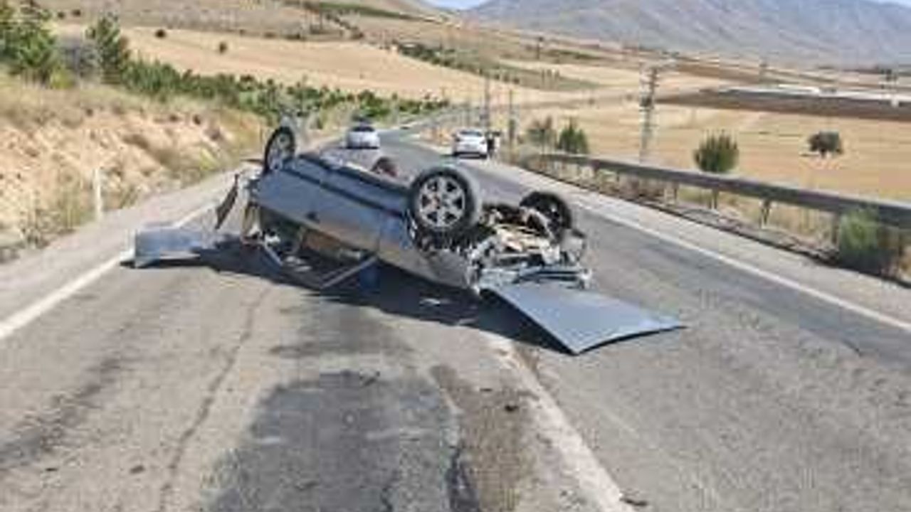 Elbistan'da trafik kazası: 1 yaralı