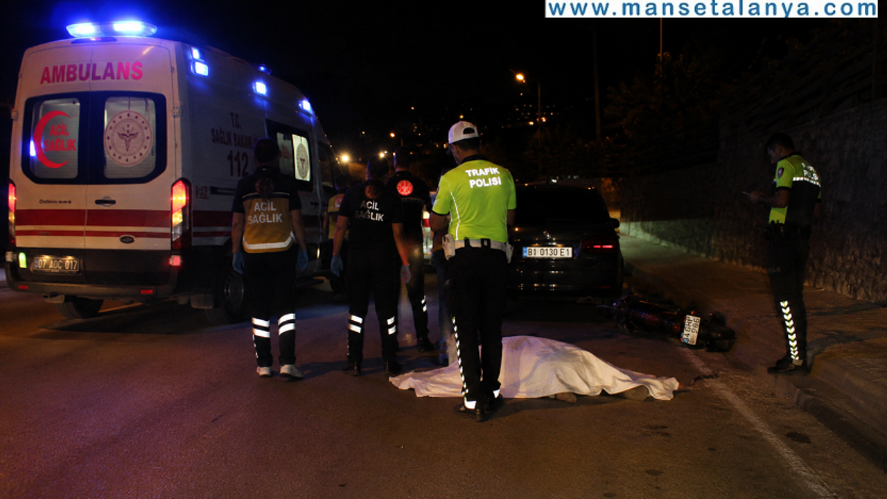 Alanya'da Motosiklet Kazasında Bir Can Daha Gitti. Daha 24 yaşındaydı