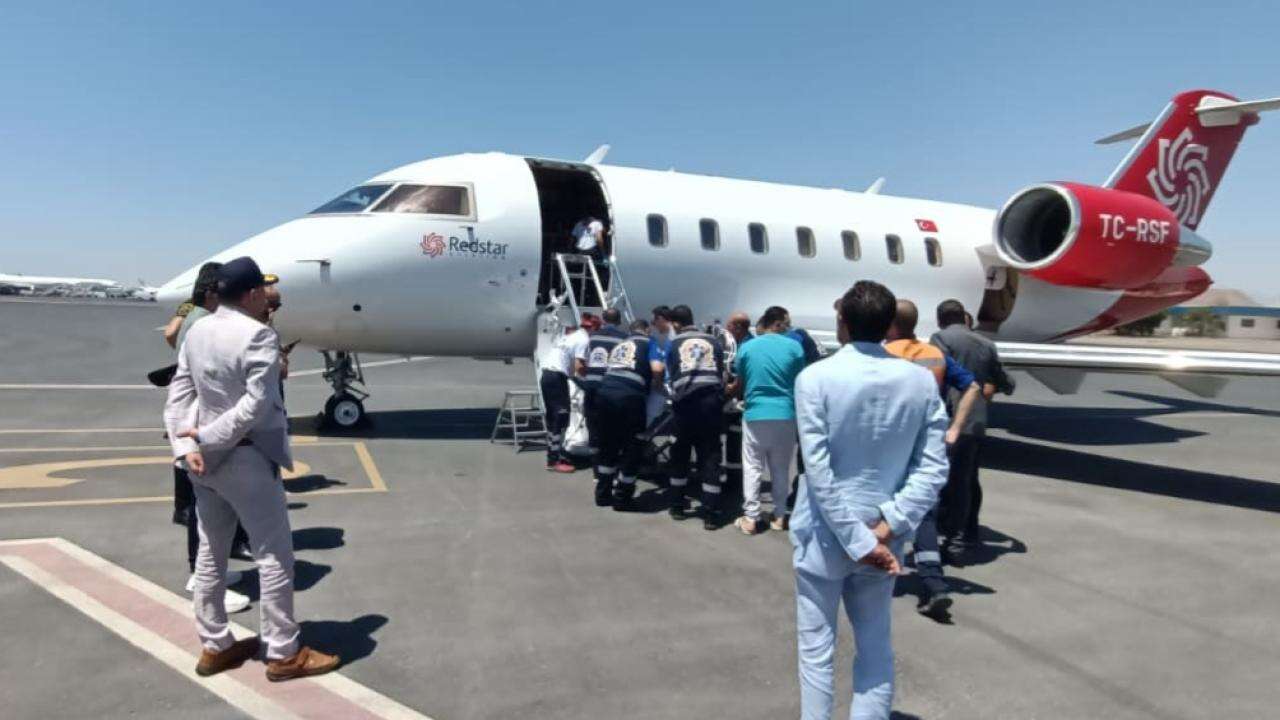 Mısır'da trafik kazası geçiren 3 Türk vatandaş Türkiye'ye getirildi